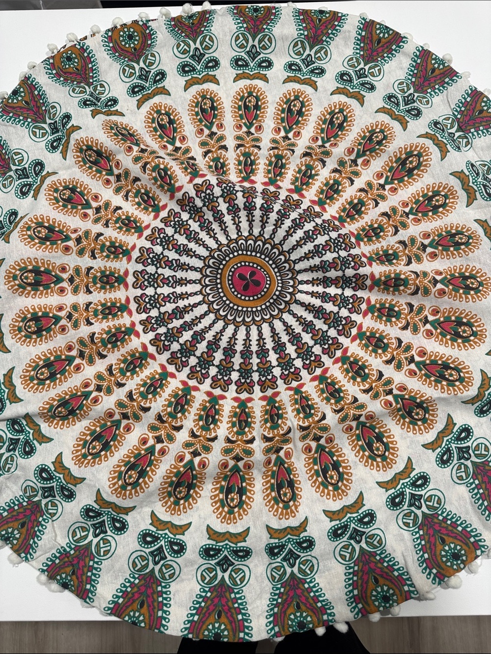 Mandala Indian Bohemian Round Pillowcase